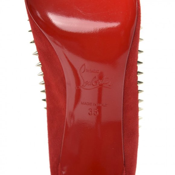 New CHRISTIAN LOUBOUTIN Anjalina Red Pump, 35 - Picture 7 of 7